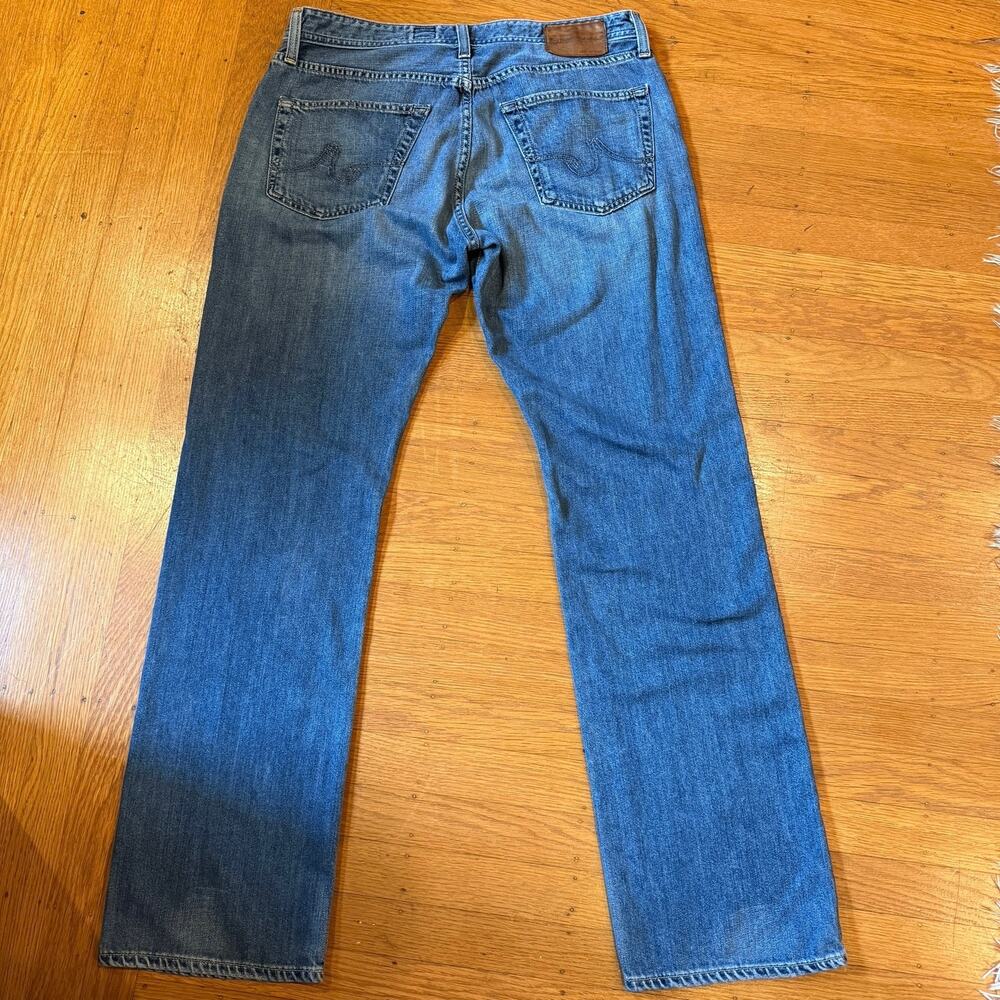 AG Adriano Goldschmied The Protégé Straight Leg Jeans Men’s 34x32 Dark Wash - Picture 3 of 7